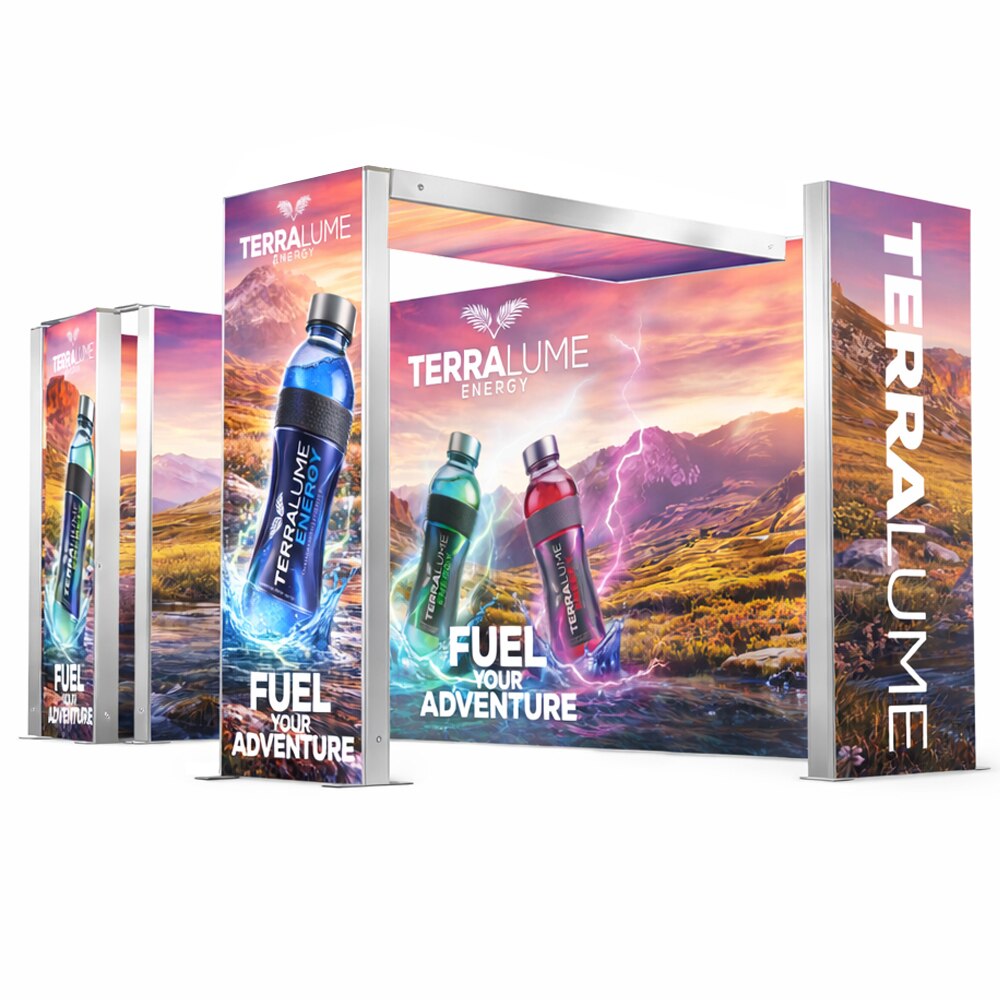 Showbird 120 20 x 10 Configuration C — Double Sided Graphic Package